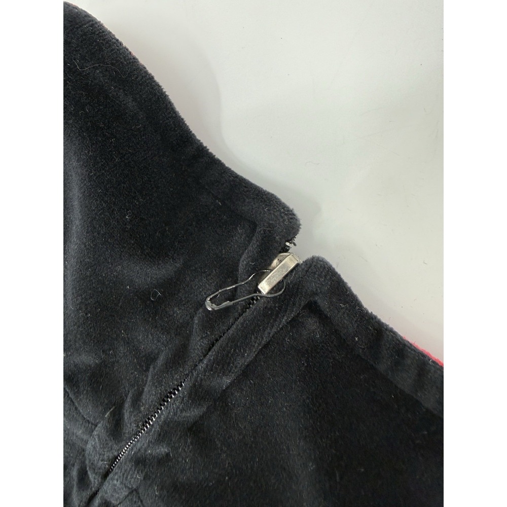 IOU Sport Jacket Men's Large Jacket Velour Black 90s Vintage Hip Hop Skater - Picture 8 of 8